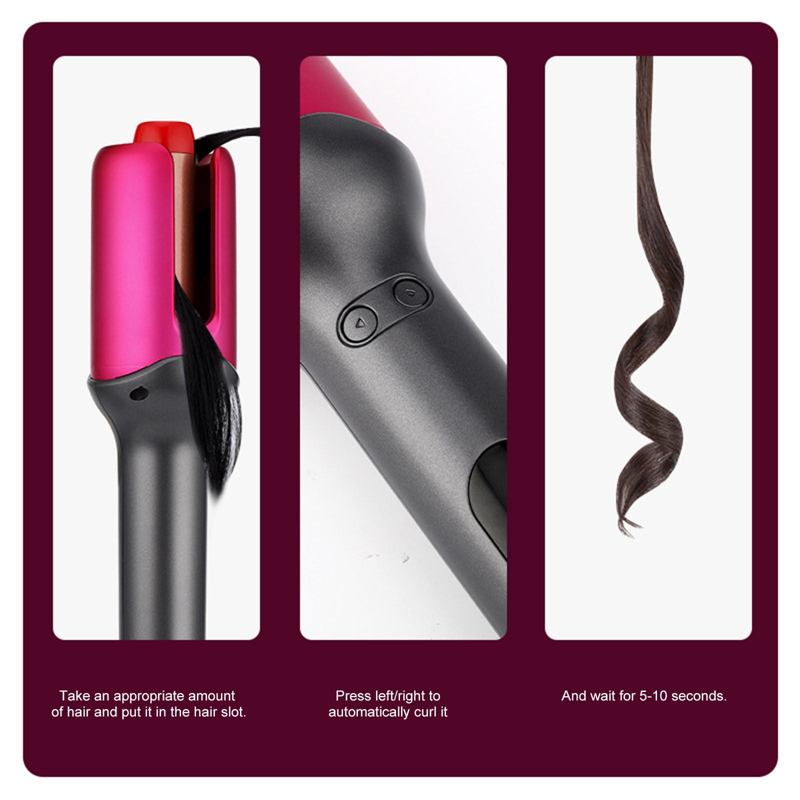 Bestauty Auto Hair Curler Automatic Curling Iron with 16 Settings