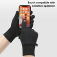 thumbnail image 3 of Shoreew 1 Pair Winter Cycling Gloves – Warm, Touchscreen, Non-slip, Windproof & Waterproof, Cold Weather Gloves for Men & Women, Outdoor Motorcycle, Snow, and Skiing, 3 of 8