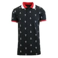 thumbnail image 6 of Men's Short Sleeve Printed Pique Polo Shirts, 6 of 15