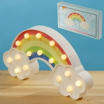 Charmed Rainbow 3D LED Night Lights Warm White Lights 12 IN.