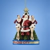 "5"" Glittered Santa Claus with the Rockettes at Radio City Music Hall Christmas Ornament"