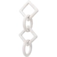 thumbnail image 1 of Decoración de eslabones de cadena de para decoración de rústica de bohemio, decoración de cadena de para dormitorio, de blanco Gloria Eslabón de la cadena, 1 of 9