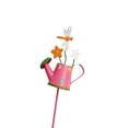 thumbnail image 2 of Bearachild Molino de viento en miniatura: estaca de jardín colorida, la inserción de tarjeta de metal DIY garantiza durabilidad y eficacia Decoración del hogar Libélula rosa, 2 of 6