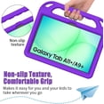 thumbnail image 6 of SUPNICE Kids Case for Samsung Galaxy Tab A11+ Plus 11” 2026/A9+ Plus 11 Inch 2023 - Shockproof Lightweight Stand Handle with Screen Protector - Purple, 6 of 8
