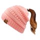 thumbnail image 1 of Gorros de invierno para mujer Knit Skull Beanie Outdoor Runner Messy Bun Ponytail Cap BANYUO  Hogar, 1 of 2