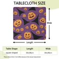 thumbnail image 2 of Decorative Halloween Themed Tablecloth with Elastic Hem 34x34 Inch - Stretch Fit Spooky Design Perfect for Holiday Dining Table Decor, 2 of 6