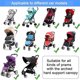 thumbnail image 3 of Universal Stroller Sun Shade (Black), Waterproof, Foldable, Adjustable, Stroller Sun Shade, Windproof, UV Resistant, 3 of 5