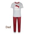 thumbnail image 2 of Wetopw Christmas Man Daddy Plaid Print Blouse Tops+Pants Family Clothes Pajamas WD, 2 of 5