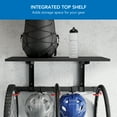 thumbnail image 4 of Mount-It! WheelsUp Series Bike Wall Mount with Shelf for 3 Bikes, 4 of 13