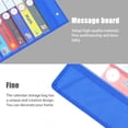 thumbnail image 2 of Weiweiguan 1pc Creative Calendar Hanging Bag Wall Schedule Hanging Pouch Decor with Parts, 2 of 7