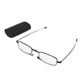 thumbnail image 2 of Gafas de lectura para aliviar la fatiga visual, gafas para presbicia de alta definición con estuche (hombre +100), 2 of 8
