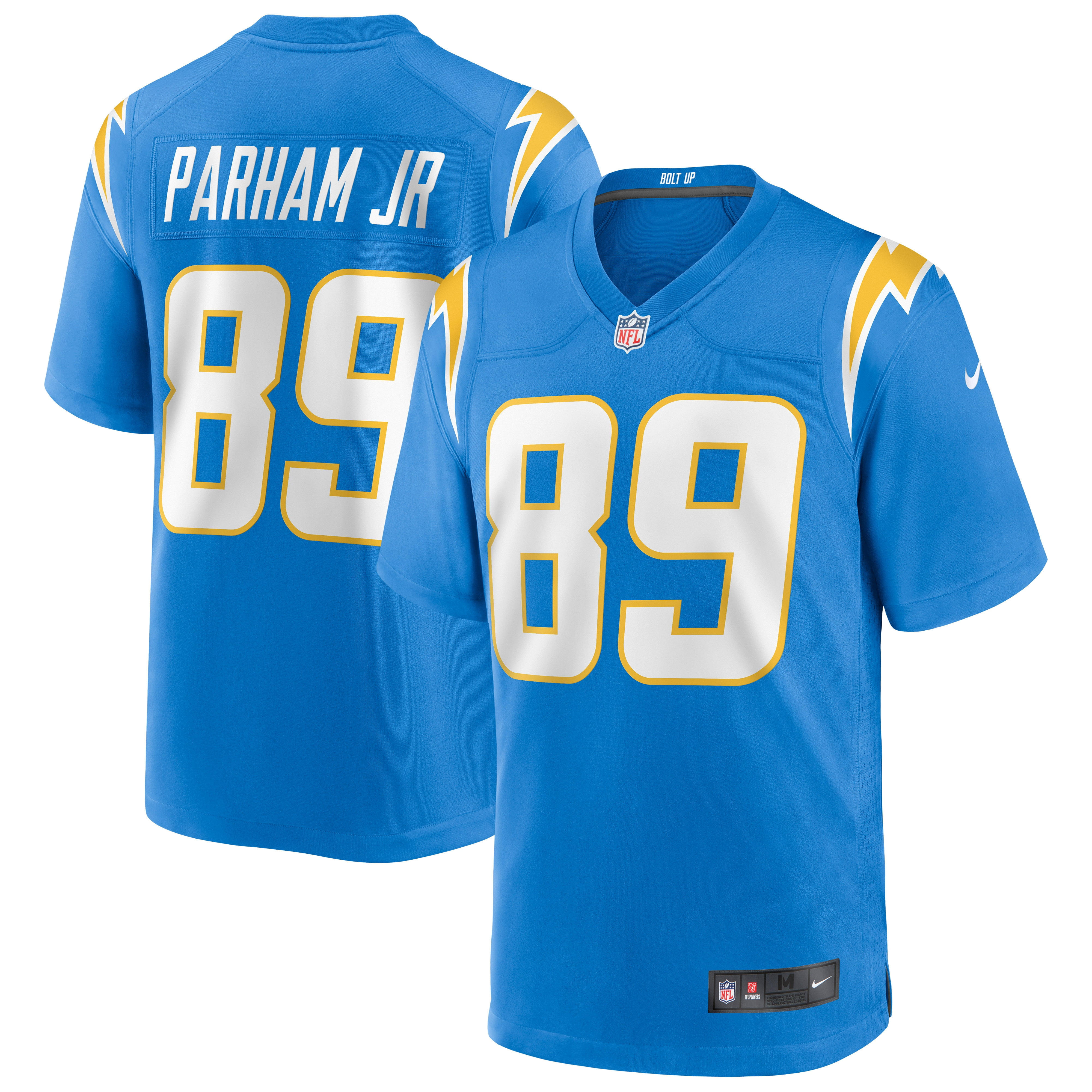 Jerry Tillery Los Angeles Chargers Fanatics Authentic Game-Used #99 White  Jersey vs. Las Vegas Raiders on December 17, 2020