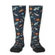 thumbnail image 1 of Fotbe Spaceships And Stars In Outer Space Calcetas Divertidas Estampadas para Hombre y Mujer, Calcetas de Algodón hasta la Rodilla para Caminar, Correr, Enfermería y Embarazo, 1 of 6
