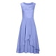 thumbnail image 4 of ICHUANYI Clearance Women Sexy Solid Sleeveless Round Neck Lace Chiffon Mesh Waist Party Dresses(Purple, XXL) ICHUANYI WER2023080813919, 4 of 6