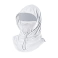 thumbnail image 3 of DYNWAVECA Summer Balaclava Cycling Sunproof Hood Sun Hat for Camping Motorcycle Riding White, 3 of 10
