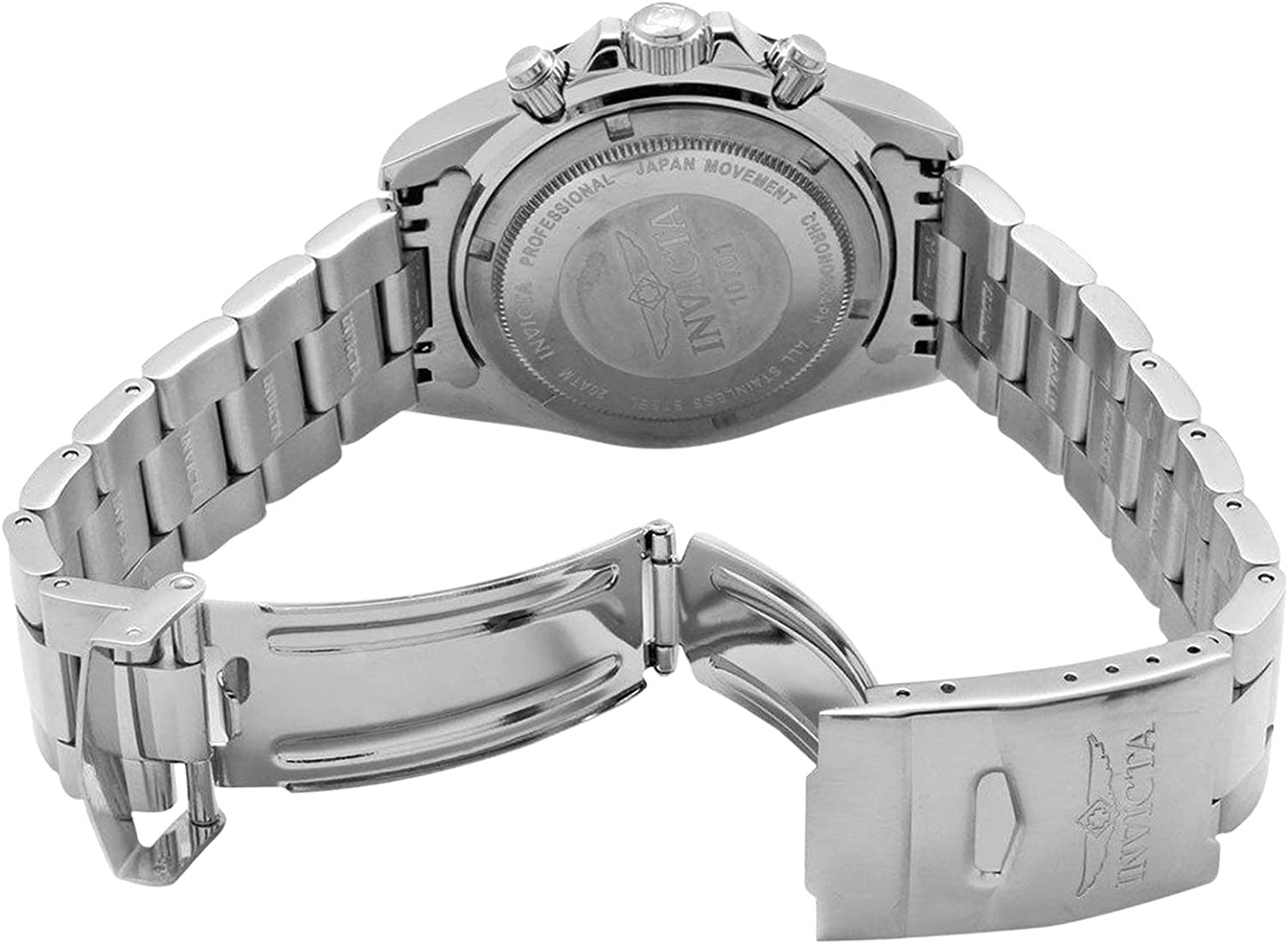Invicta Men's 10701 Speedway Quartz Chronograph Black Dial Watch