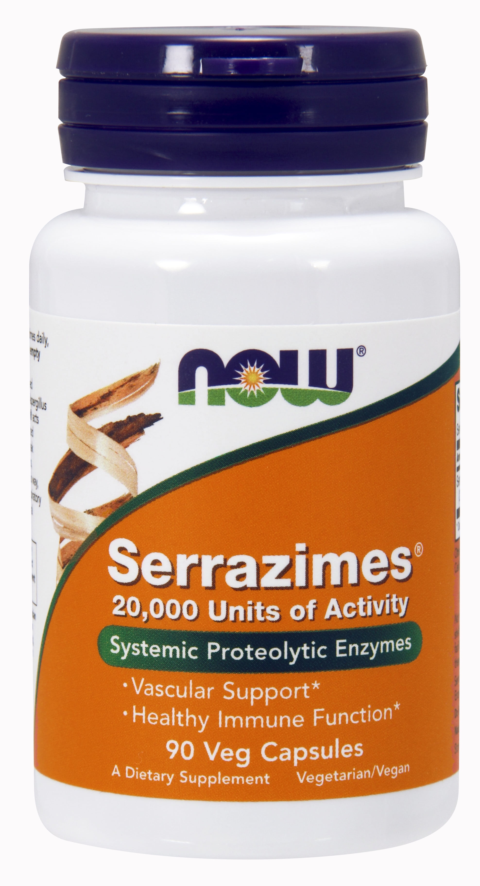 NOW Supplements, Serrazimes (Systemic Proteolytic Enzymes) 20,000 Units