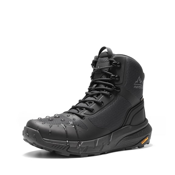 NORTIV 8 Men's Waterproof Work Tactical Boots Comfortable Waterproof Military Work Boots for Combat Motorcycle Riding Outdoor Non Slip Hiking with Arch Support