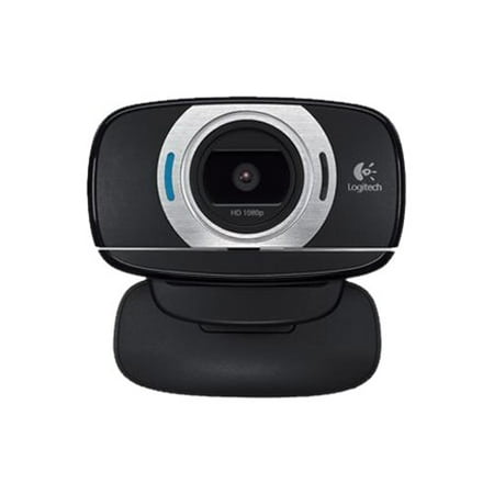 Logitech HD Laptop Webcam C615 with Fold-and-Go Design, 360-Degree Swivel, 1080p Camera