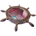 thumbnail image 5 of Nagina International Antique Wall Mirror Ship Wheel | Vintage Rustic Appeal Decor (30 Inches), 5 of 6