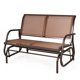 DORTALA 48'' Outdoor Patio Swing Glider Bench Chair DORTALA 48'' Outdoor Patio Swing Glider Bench Chair