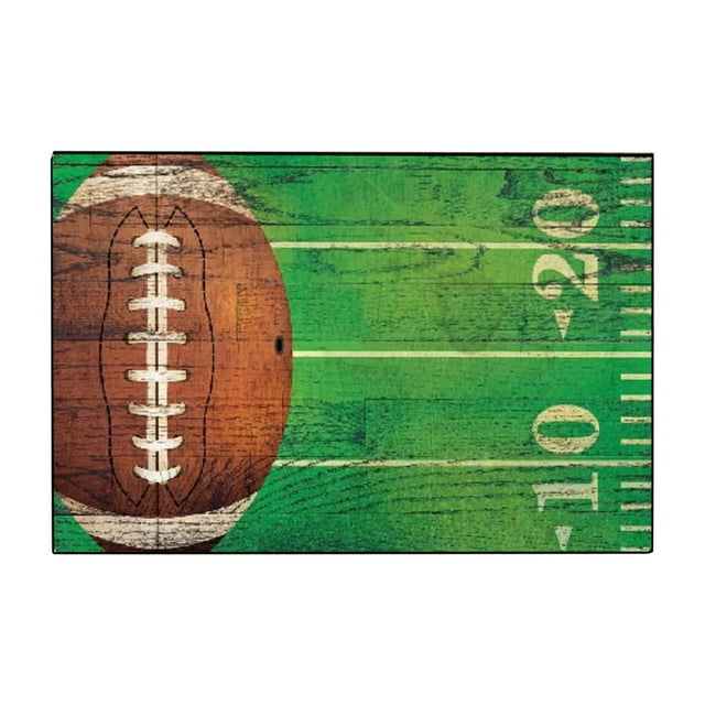 TIELUTT Tapis de Sport Rétro Terrain de Football et Tapis de Rugby Tapis de Sol Tapis de Porte Tapis de Salon Tapis Couverture de 10 Pieds Couvertures Confortables pour Femmes Jetés de Lit Couvertures Tapis Chambre de Dortoir