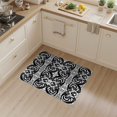 thumbnail image 2 of ODIKA 3'x5' Washable Accent Rug Snake Serpent Retro Aesthetic Coiled Repeat Motif Bold Reptile for Bedside, Nursery Room, Pet Friendly & Non-Shedding, 2 of 7