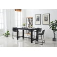 thumbnail image 4 of Roundhill Bronco Antique Finished 36'' Height 5-Piece Counter Height Dining Set, Gray, 4 of 11