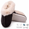 thumbnail image 2 of Slipper Women Heated Slipper USB Constant Temperature 50 Degrees Electric Foot Warmer Shoes for Winter Cold Weather, 2 of 8