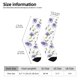 thumbnail image 2 of Balery Purple Chicory Calcetas Largas con Estampado para Hombre y Mujer – Suaves y Transpirables, Talla Única (US 5-11), 2 of 6