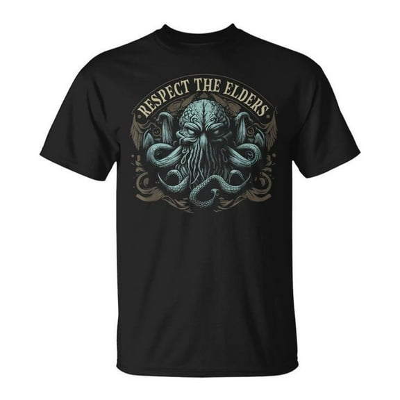 Sam Soft Cthulhu Respect Elders Cosmic Horror T Shirt