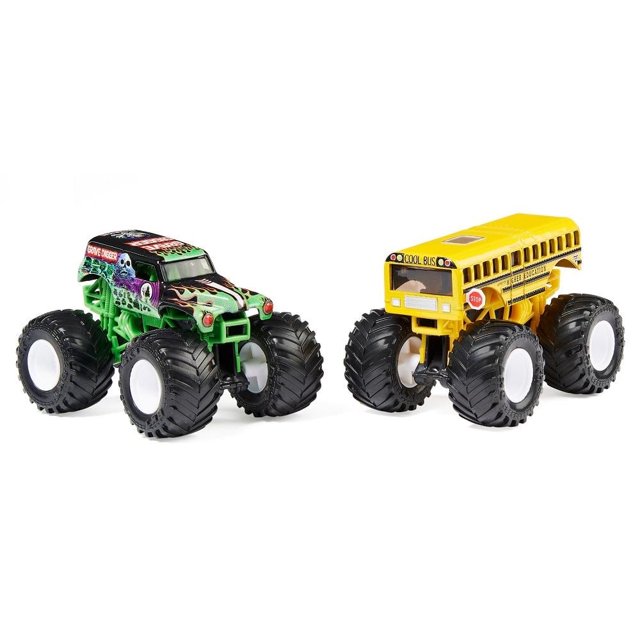 Vehículo Spin Master Monster Jam 1:64 Grave Digger Vs Higher Education