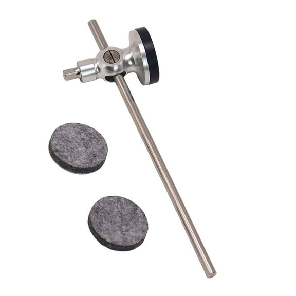 Bass Drum Pedal Beater Replacement Aluminum Alloy Hammers Head Percussion Instrument Accessories Easily to Install