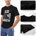 thumbnail image 6 of The Devil Saw Me With My Head Down Funky Men's Cotton Short Sleeve HD Print Tee for Casual T-Shirt Crew Neck Top Black XL, 6 of 7