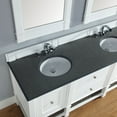 thumbnail image 4 of James Martin Madison 72" Double Vanity Cabinet In Cottage White - (Absolute Black Rustic Stone Top), 4 of 8