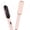Light Pink, variant on GEM Ionic Hair Straightener Brush with 4 Temperature Settings, LED Display, Dual Voltage, White