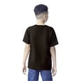 thumbnail image 3 of Gildan Youth Heavy Cotton T-Shirt, Blank Tee for Crafts & DIY, Kids Short Sleeve Tee, Dark Chocolate, M, 3 of 5