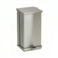 thumbnail image 1 of Detecto C32 8 gal Rectangle Metal Step Trash Can, 21"L x 11 3/4"W x 13"H, Stainless, 1 of 1