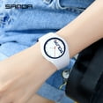 thumbnail image 4 of SANDA 2022 New Fashion Sports Women's Watches Waterproof Casual Quartz Watch For Woman Wristwatches Clock Relogio Feminino 6076, 4 of 6
