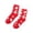 Pattern A, variant on Women's Christmas Fuzzy Socks with Snowman and Snowflake Pattern, Cozy Feather Yarn Crew Socks, Red Holiday Sleep Socks for Christmas Stocking Stuffers, Gag Gifts and Fun Holiday Gifts
