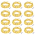 thumbnail image 6 of 12 Pack Mini Lights,Emlimny 6.5 ft Fairy Light Battery LED Twinkle Light Waterproof Light String with 20 LED for Mason Jar Centerpiece Table Bedroom Wedding Valentines Outdoors, 6 of 8