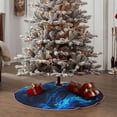 thumbnail image 4 of Xecao Blue Fire Wolf Pattern Christmas Tree Skirt Holiday Part Decorations for Christmas Tree, Farmhouse Christmas Decor Xmas Holiday Home Party Decorations-48", 4 of 6