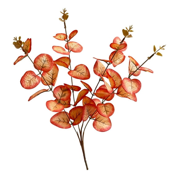 Artificial Eucalyptus Stem – 13.4in Faux Branch for Wedding, Table Centerpiece, Indoor Decor, and Garland Arrangements