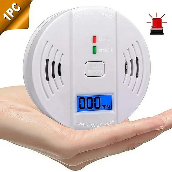 ZOUYUE Carbon Monoxide Detector,CO Monoxide Alarm Monitor,Battery Operated Comply,Digital Display and Sound Alarm,Warning Alerting Safety for House Kitchen Restaurant Hotel Office