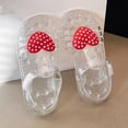 thumbnail image 4 of YHAJDS Girls Jelly Sandals with Heart Decoration Soft Sole Comfort Thick Princess, 4 of 5