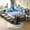 Black Gray, variant on Twin Size Corner Bed Frame with Bookcase Storage, Twin Daybed with 7 Drawers & Desk,Metal Platform Bed with LED Light and Charging Station,for Living Room, Bedroom, Guest Room,Black & Grey