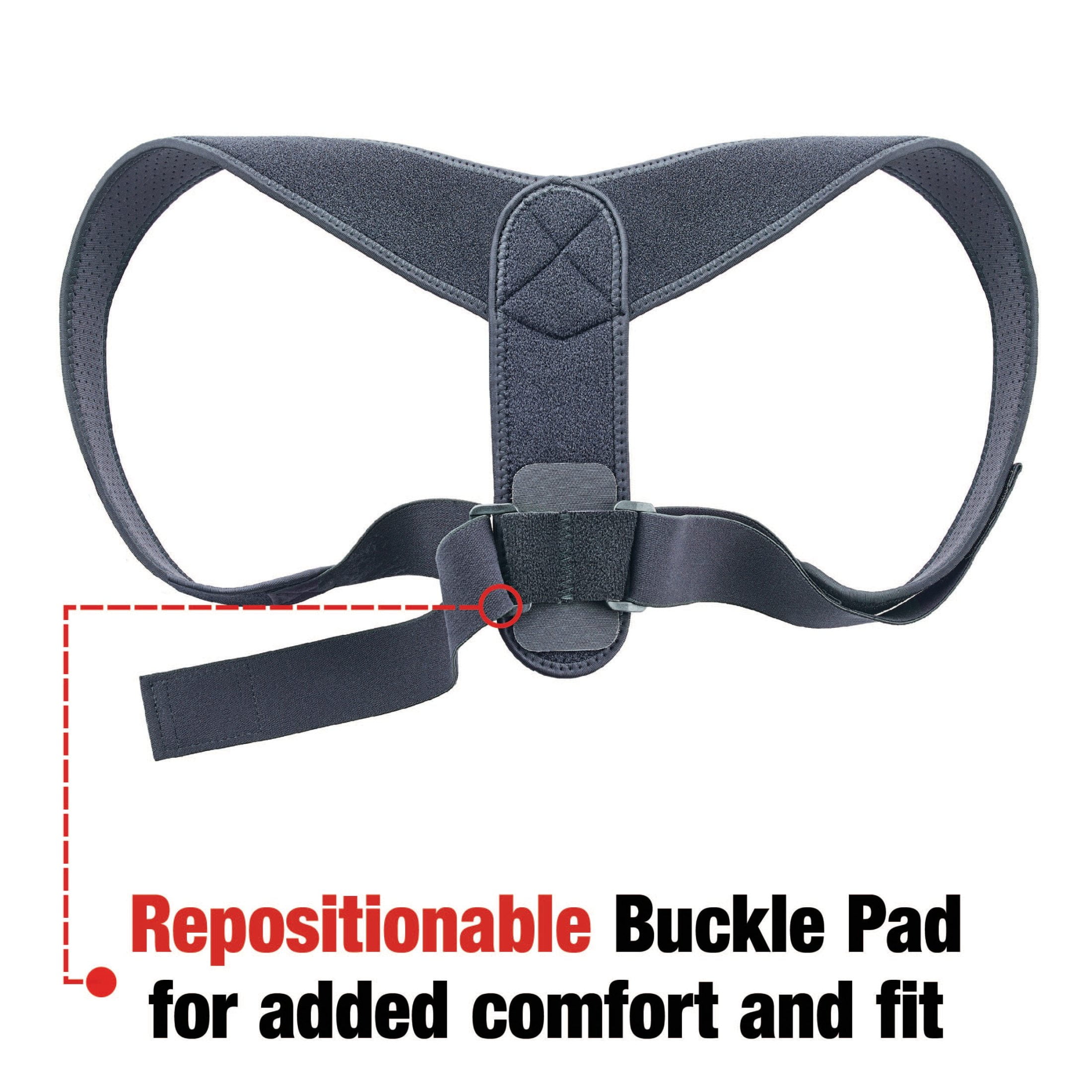 ACE Brand Posture Corrector, Unisex, Adjustable Brace, One Size Fits Most
