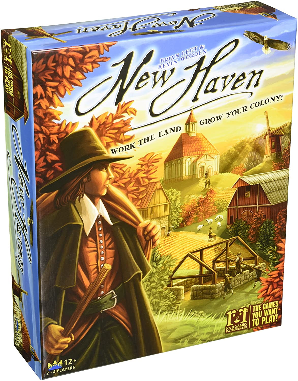 R&R Games New Haven Board Game, Set in colonial New England By Brand R R  Games - Walmart.com