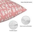thumbnail image 3 of Pofeuu Cute Poodle Dog Print Double-sided plush pillowcase Square Throw Pillow Covers Pillows Cover for Living Room Bedroom Sofa Couch Cushion Cover（No pillow core）-20"x20", 3 of 7