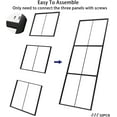 thumbnail image 2 of JUBEST 36"x84" Sliding Glass Barn Door without Installation Hardware Kit, Frosted Tempered Glass, 2 of 4